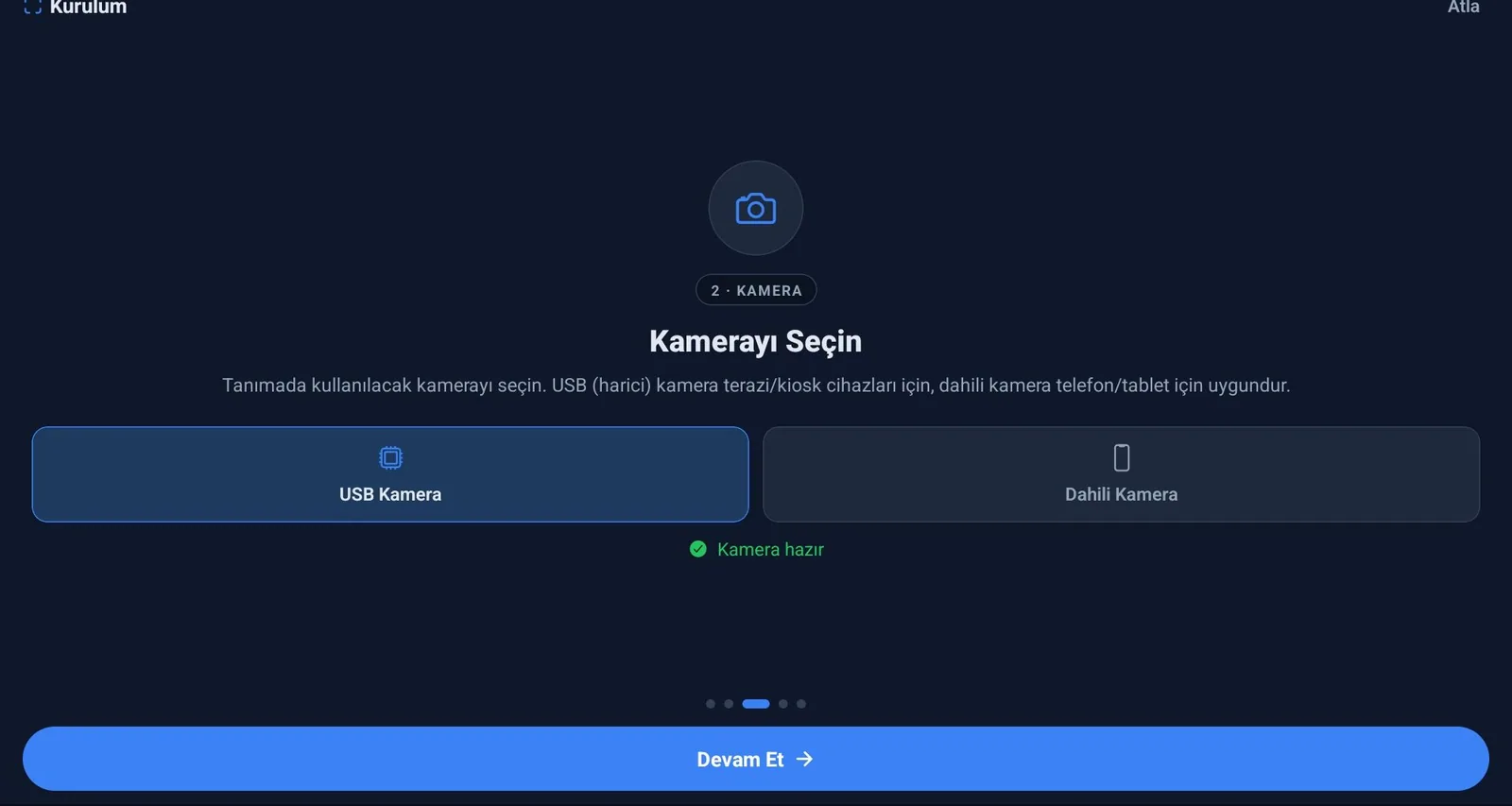 Kamera seçimi